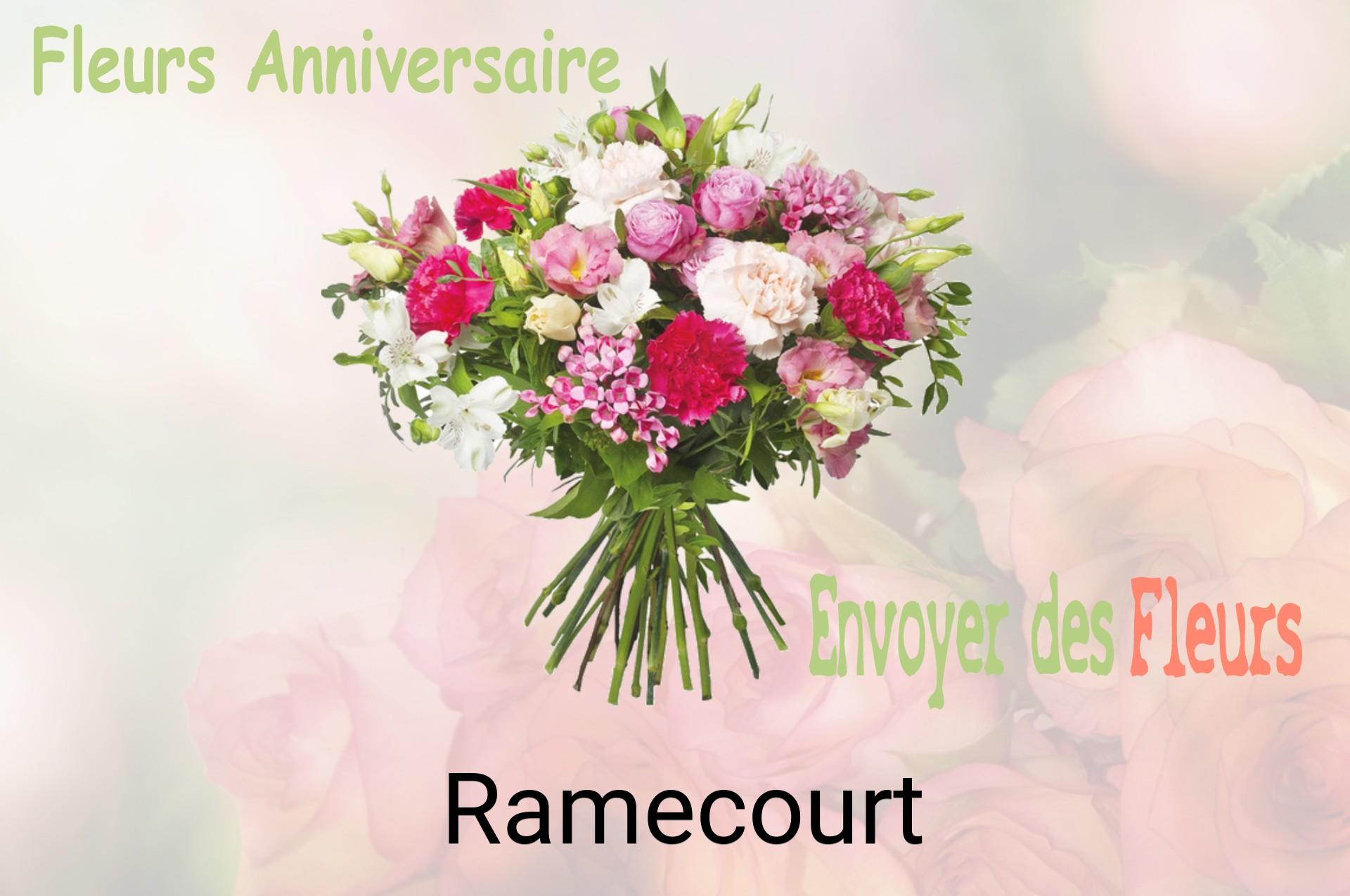 Bouquet de fleurs d’anniversaire livré à Ramecourt