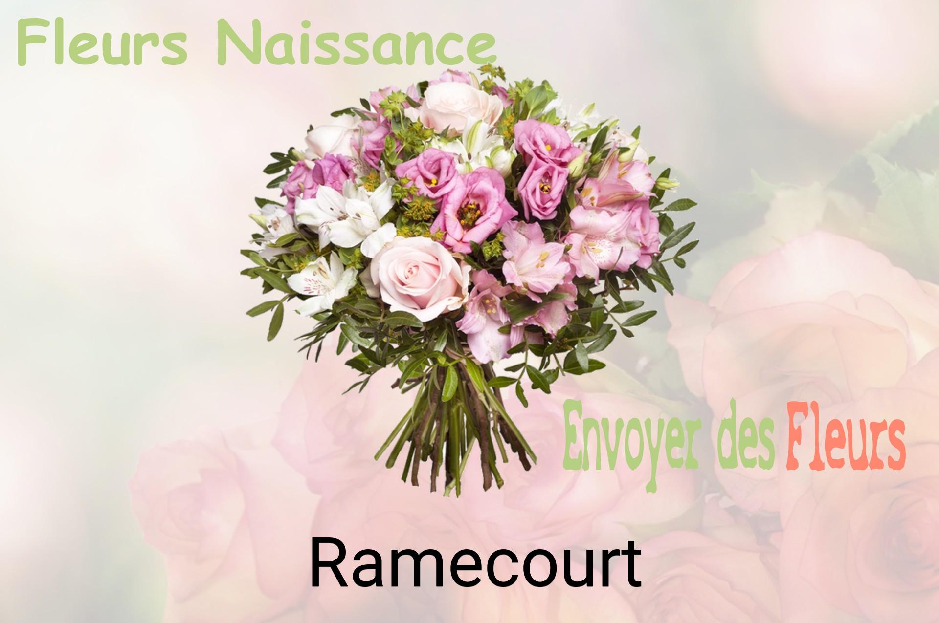 Bouquet de fleurs de naissance livré à Ramecourt